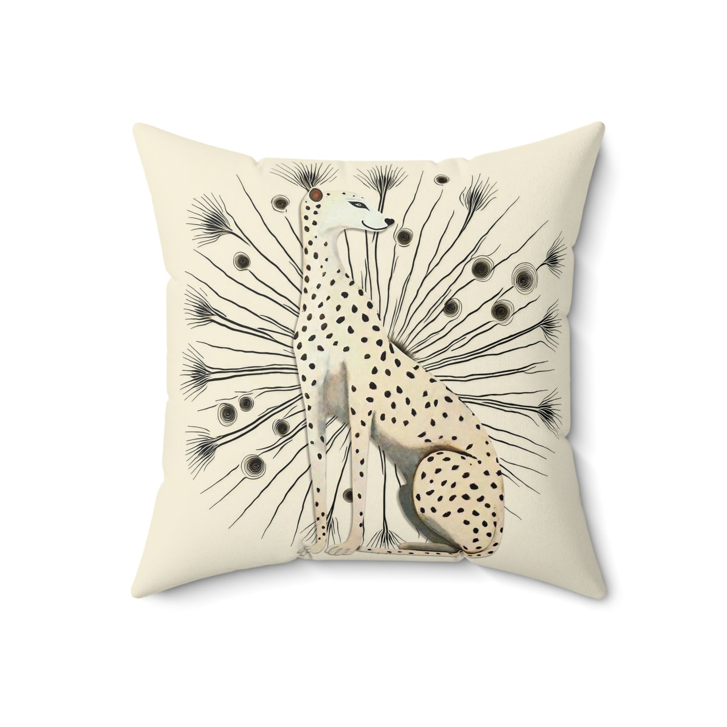 Spun Polyester Square Pillow