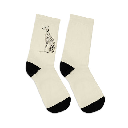 Recycled Poly Socks - Cheetah