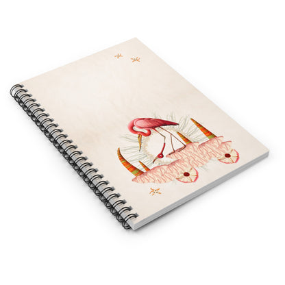 Spiral Notebook - Ruled Line - Flamingo