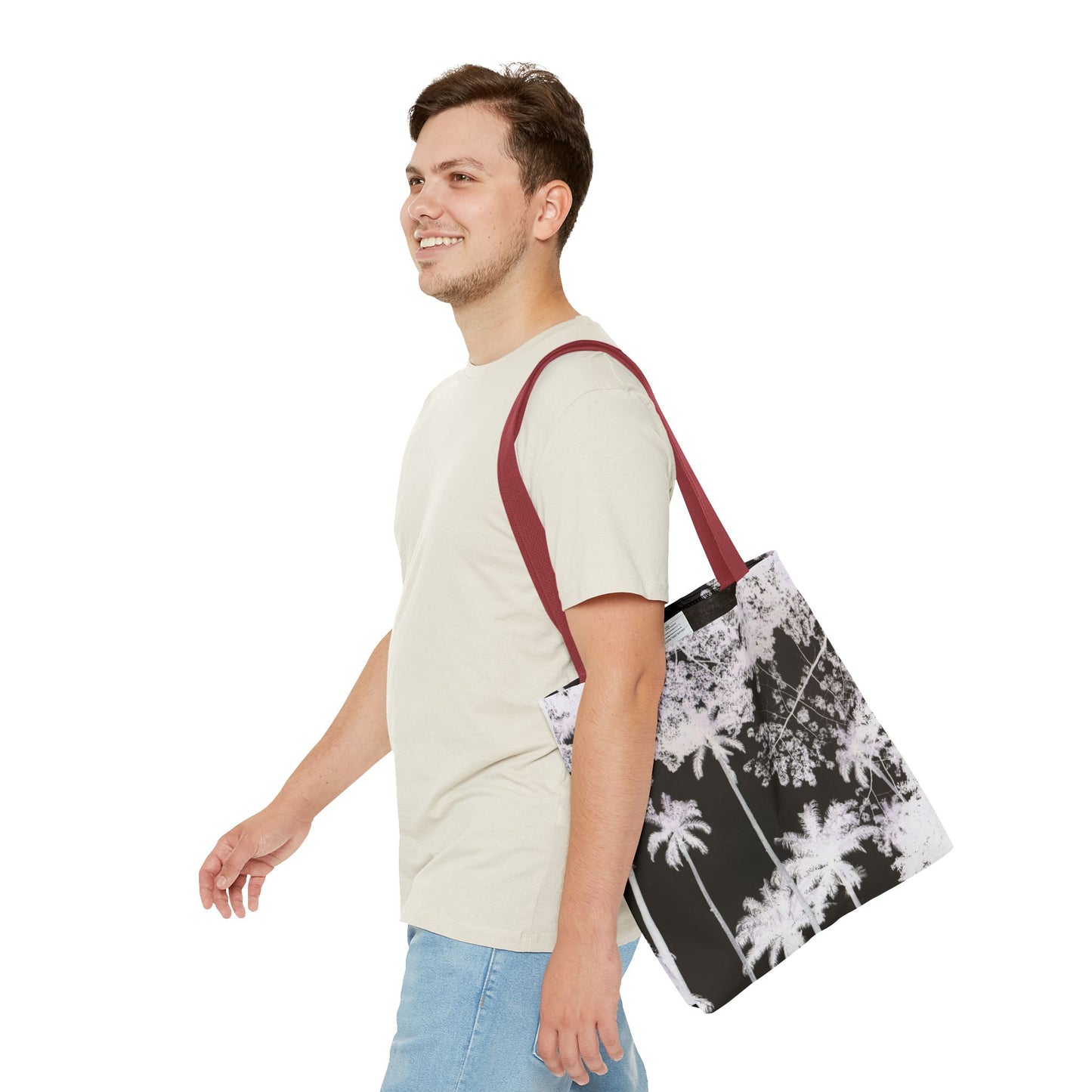 Tote Bag - Black Palm Trees