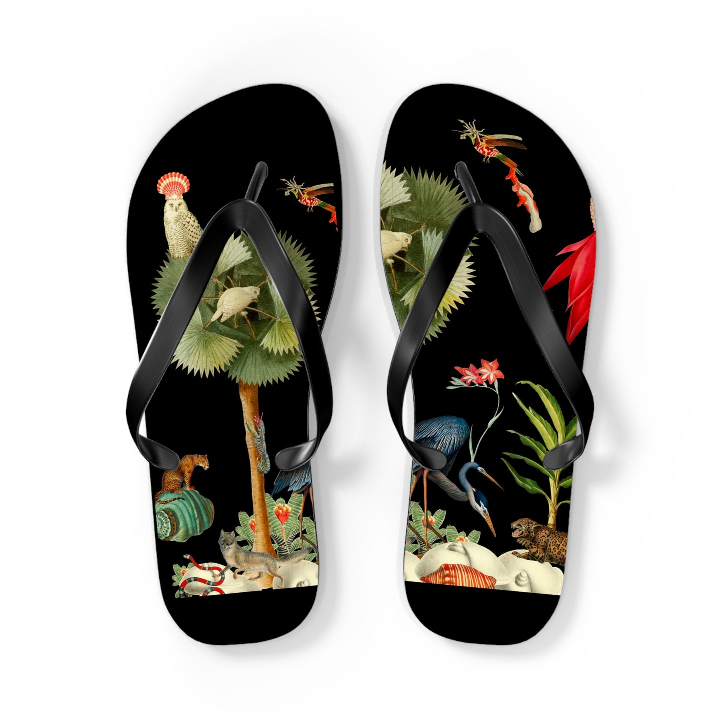 Flip Flops - Black Jungle