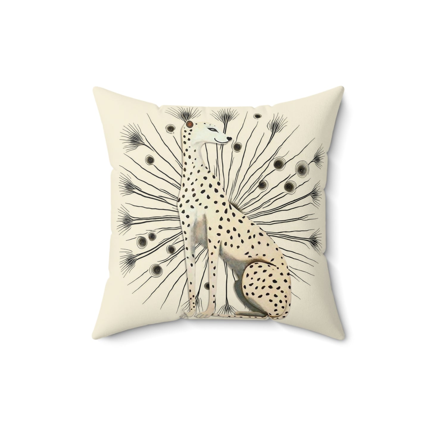 Spun Polyester Square Pillow