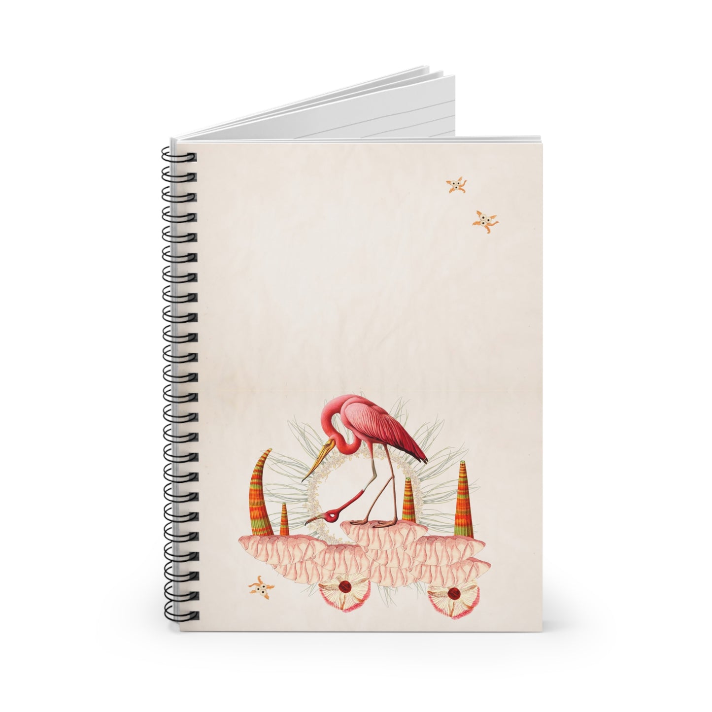 Spiral Notebook - Ruled Line - Flamingo