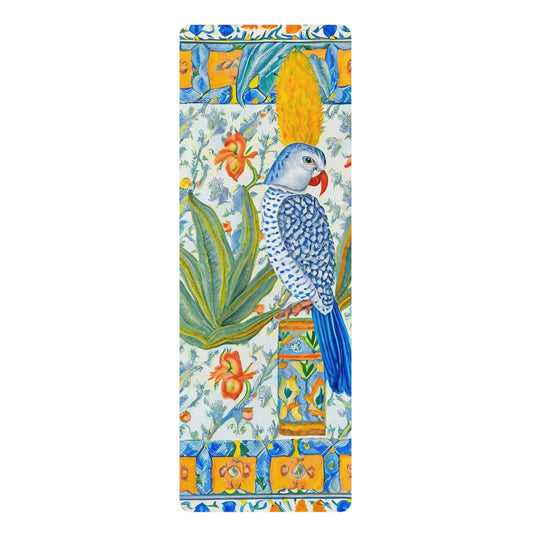 Rubber Yoga Mat - Parrot