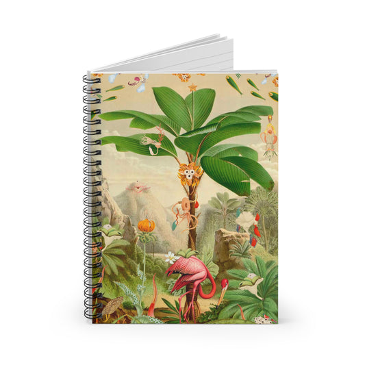 Spiral Notebook - Ruled Line - Rainforest