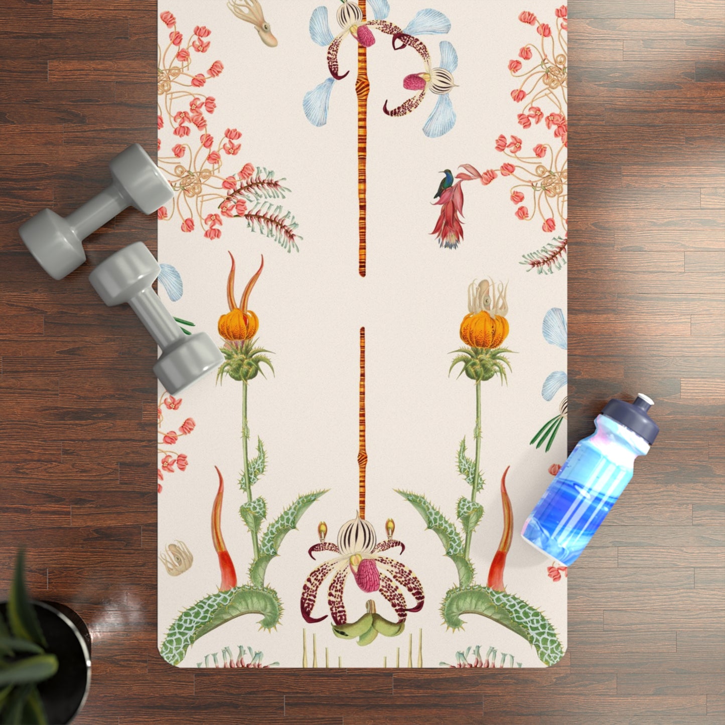 Rubber Yoga Mat - Cream Atlas