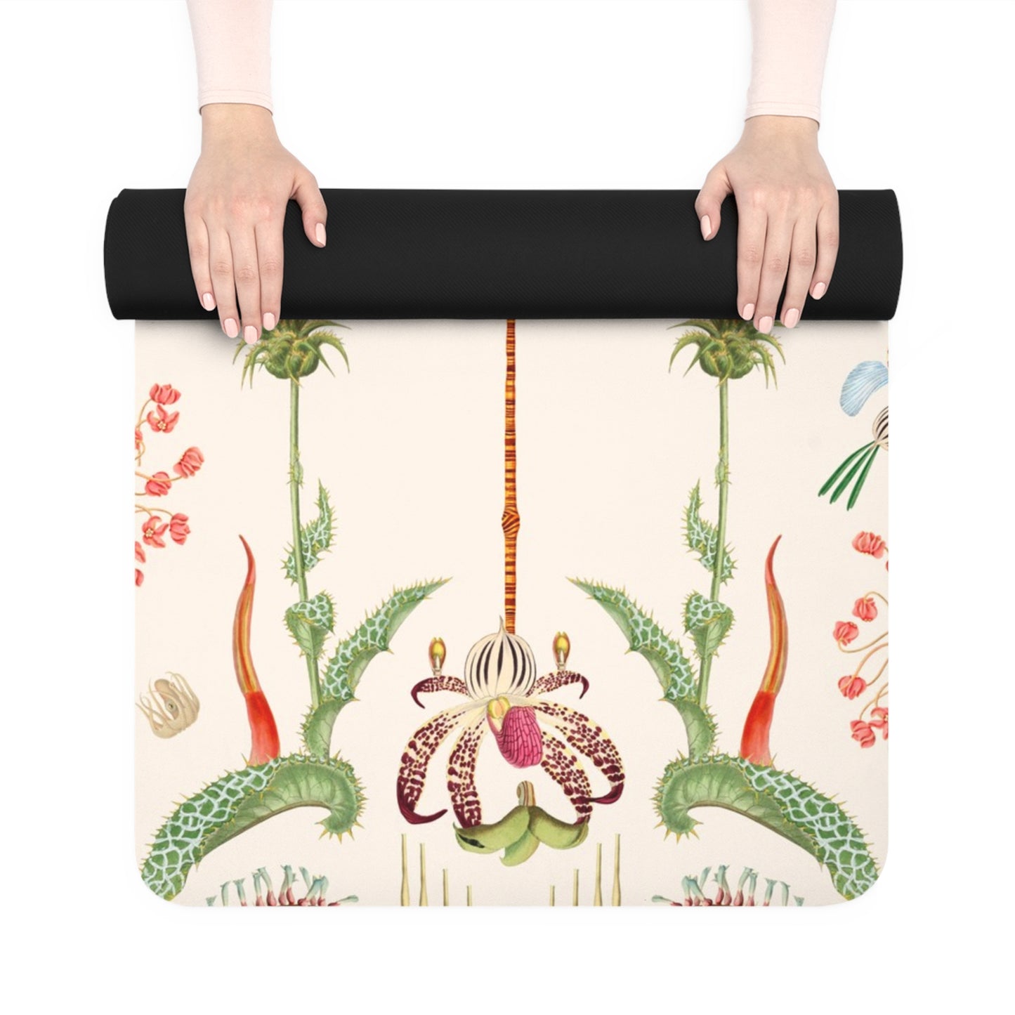 Rubber Yoga Mat - Cream Atlas